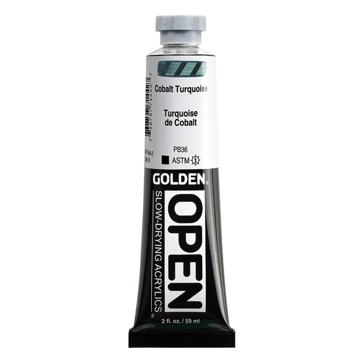 Akryl Golden Open 59ml – 7144 Cobalt Turquois