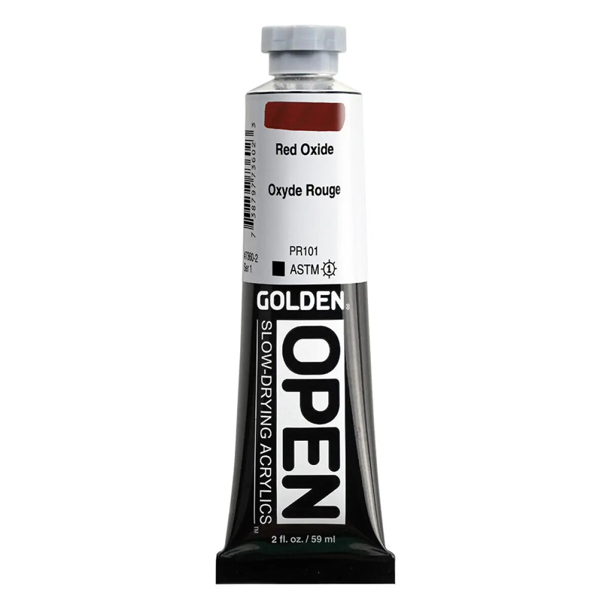 Akrylová barva Golden Open Slow Drying 59 ml - Red Oxide 7360