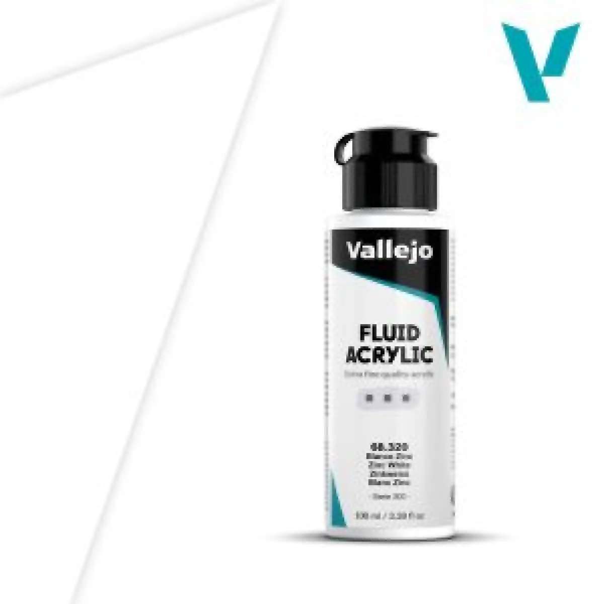 Akrylová barva Vallejo Fluid 100ml – 320 Zinc White