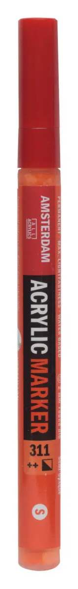 Akrylový marker AMS vel. S Vermilion