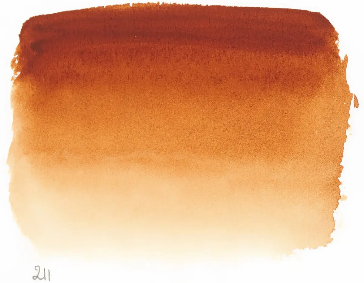 Akvarelová barva Sennelier 1/2 – 211 Burnt Sienna