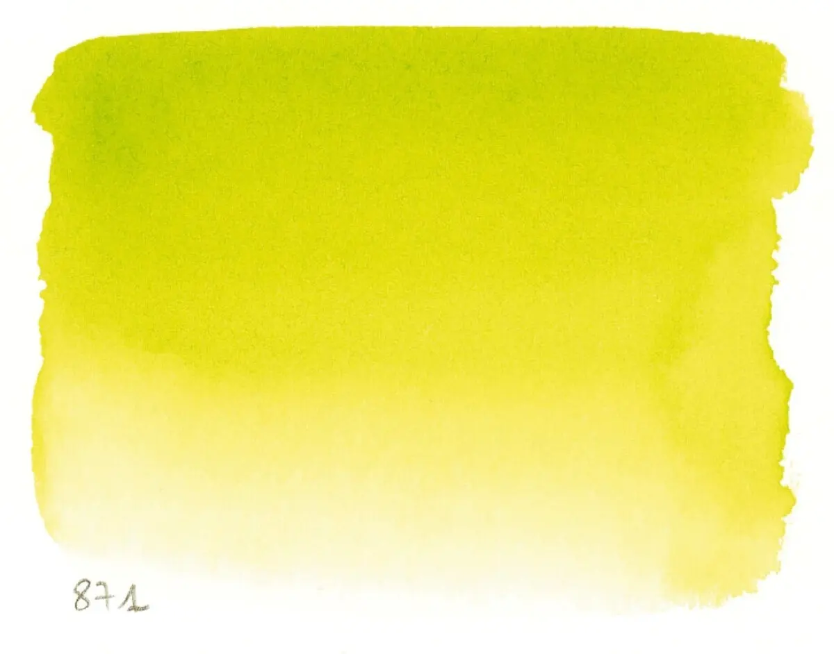 Akvarelová barva Sennelier 1/2 – 871 Bright Yellow Green