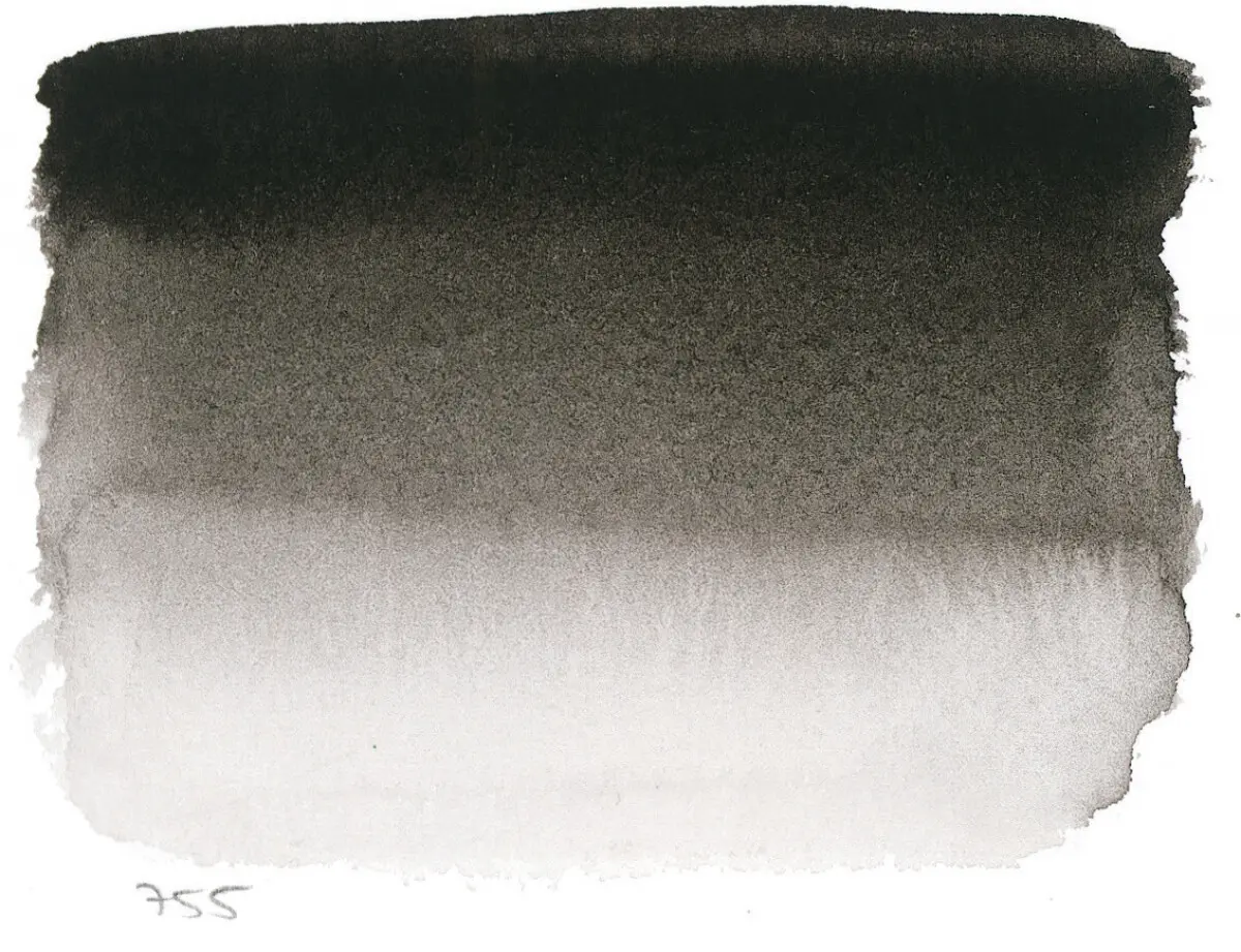 Akvarelová barva Sennelier 10ml – 755 Ivory Black