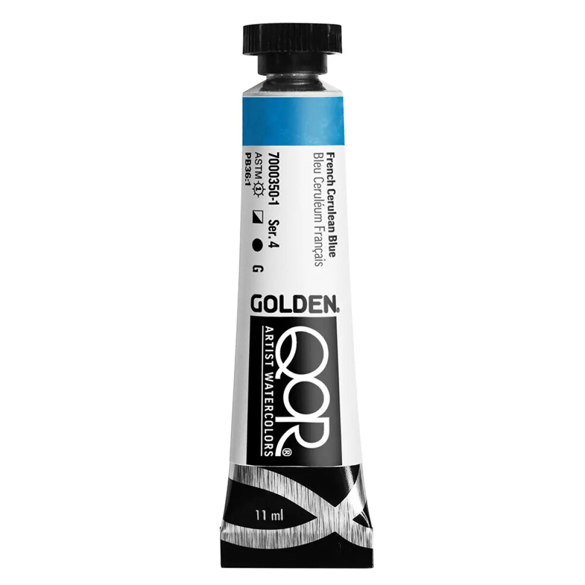 Akvarelová barva QoR 11ml – 350 French Cerulean Blue
