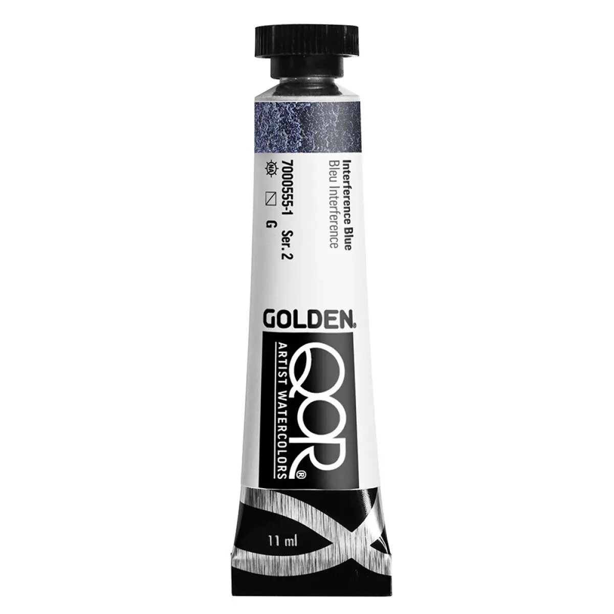 Akvarelová barva Golden QoR 11 ml - Interference Blue 0555