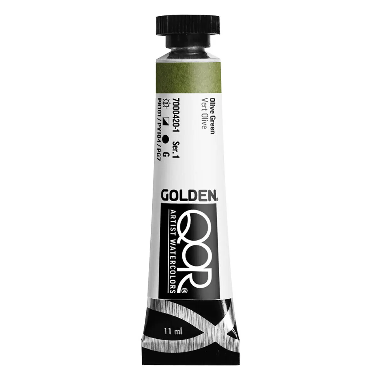 Akvarelová barva Golden QoR 11 ml - Olive Green 0420