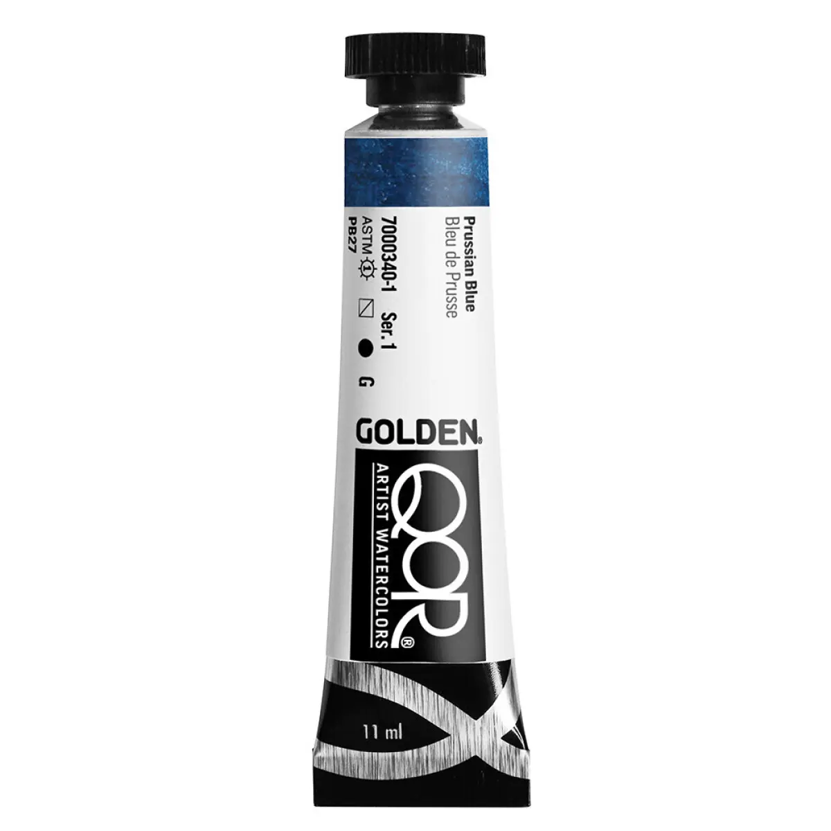 Akvarelová barva Golden QoR 11 ml - Prussian Blue 0340