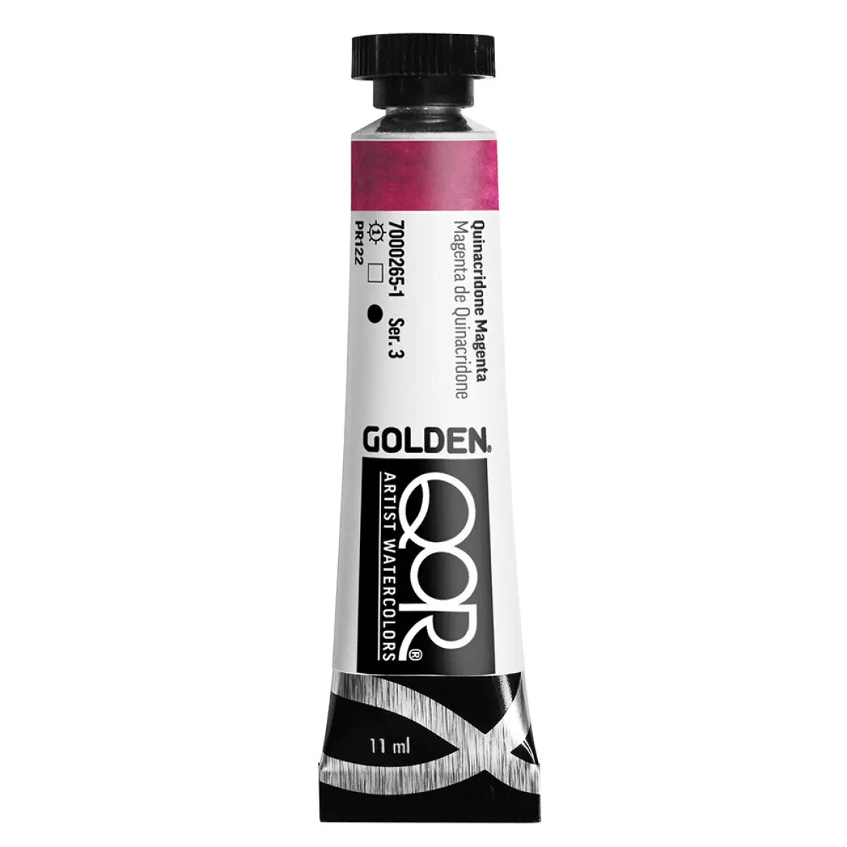 Akvarelová barva Golden QoR 11 ml - Quinacridone Magenta 0265