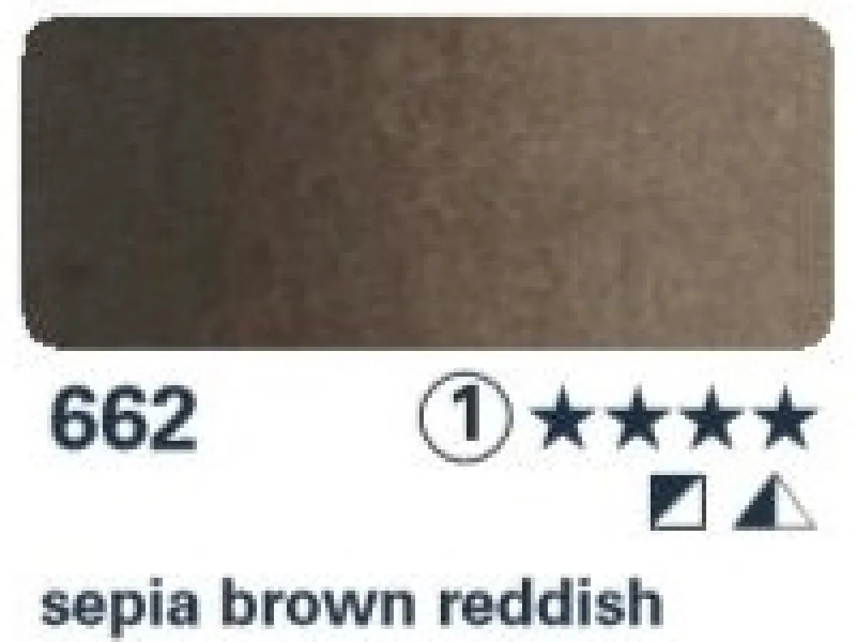 Akvarelová barva Horadam 15ml – 662 sepia brown reddish