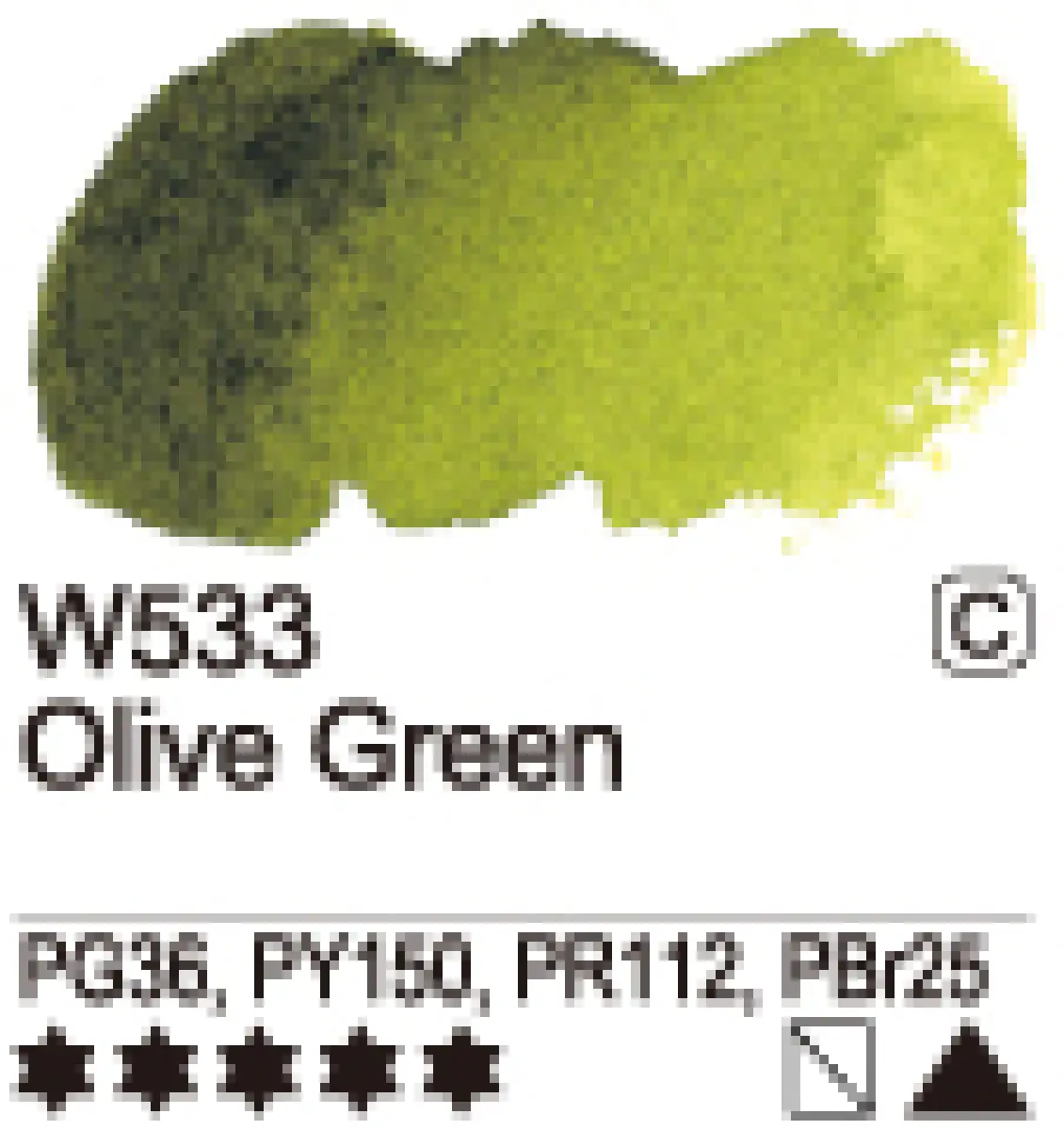 Akvarelová barva Mijello 15ml – 533 Olive Green