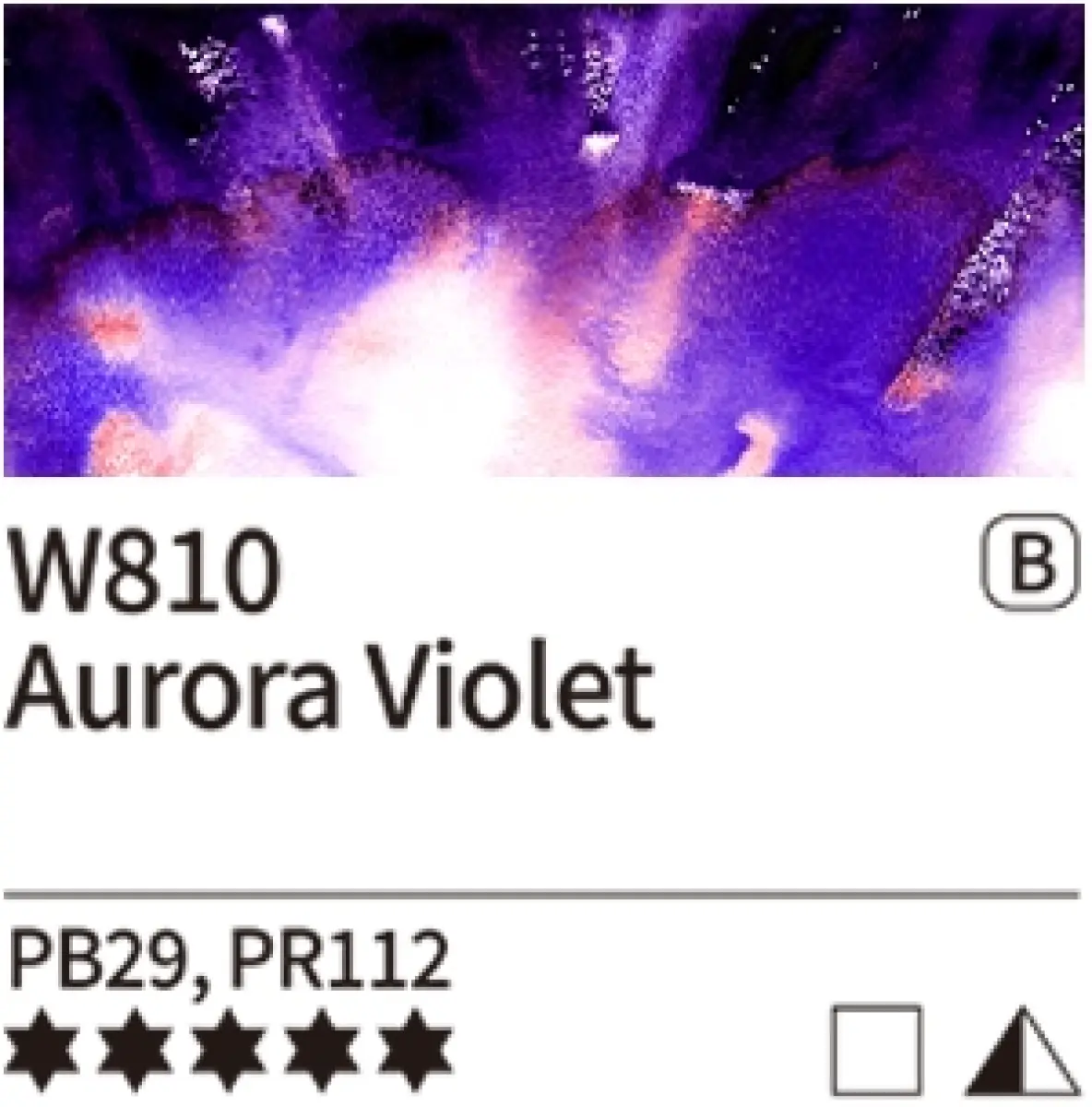 Akvarelová barva Mijello Tourmaline 15ml – 810 Aurora Violet