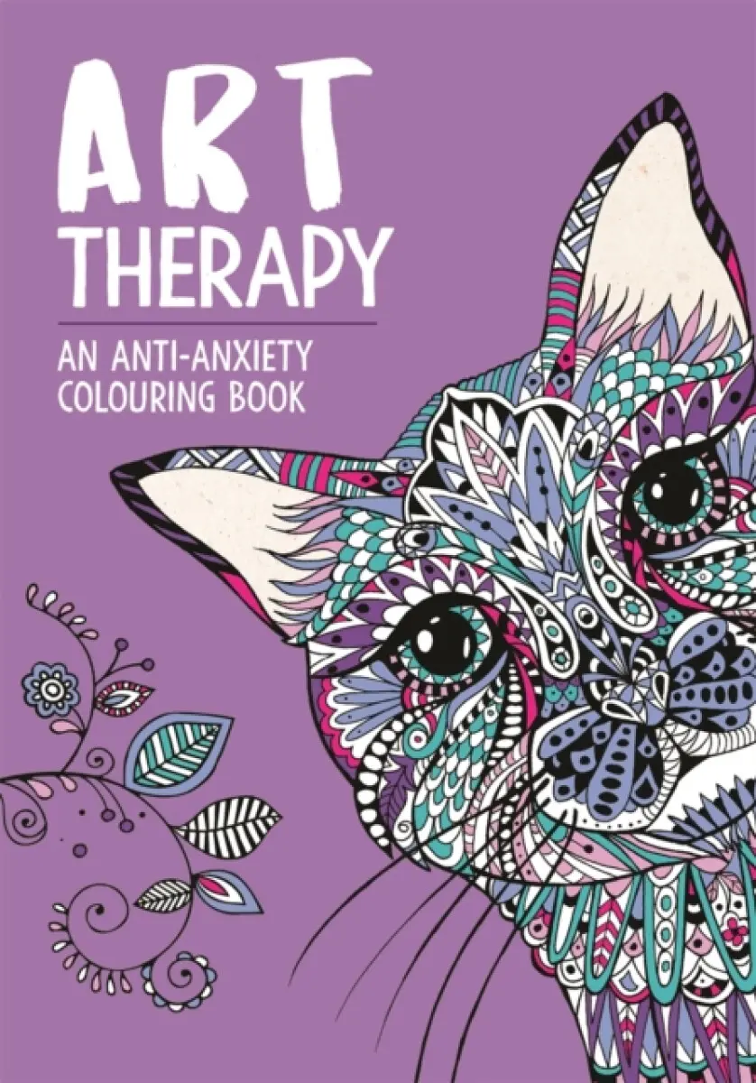 Art Therapy: An Anti-Anxiety Colouring and Doodle Book for Adults - LOM ART
