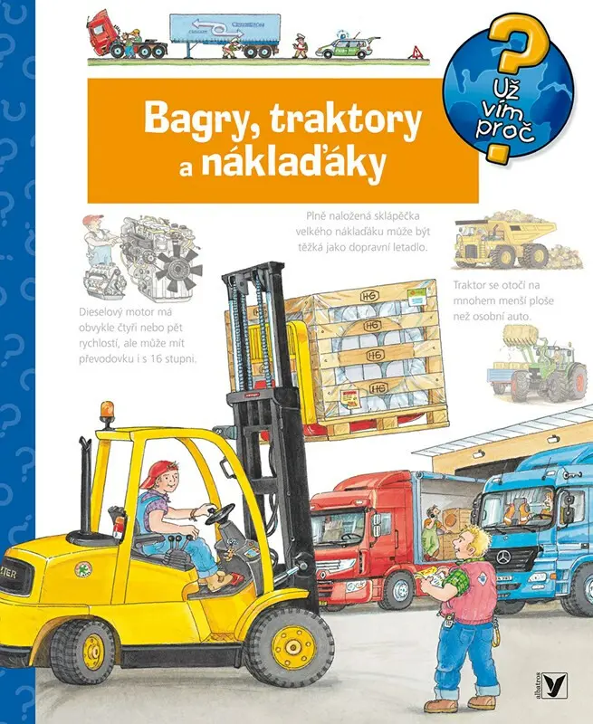 Bagry, traktory a náklaďáky - Andrea Erne - kniha z kategorie Encyklopédie