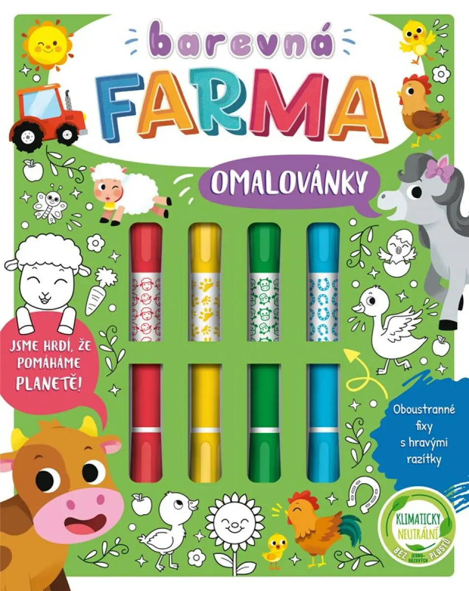 Barevná farma omalovánky - Stephanie Moss