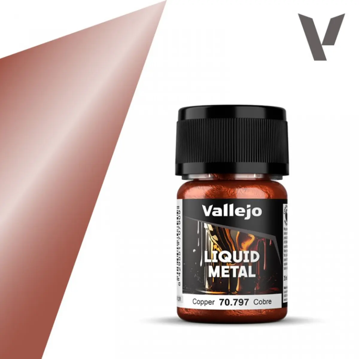 Barva Vallejo Liquid 70797 Copper (Alcohol Based) 35 ml