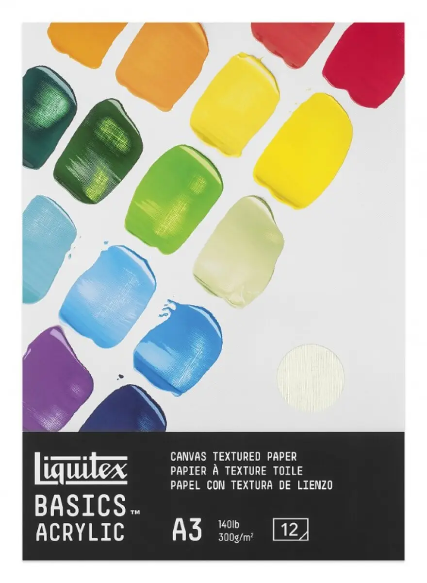 LIQUITEX Blok akrylových výkresů A3 Liquitex