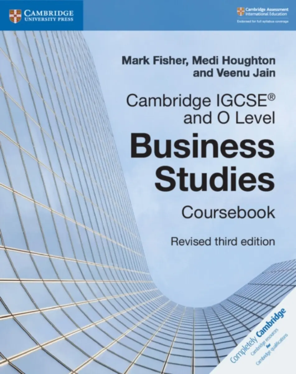 Cambridge Igcse and O Level Business Studies Coursebook - Mark Fisher, Houghton Medi, Veenu Jain