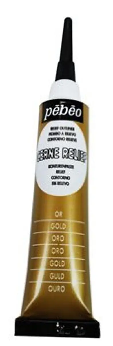 Kontura na sklo Cerne Relief 20ml – zlatá