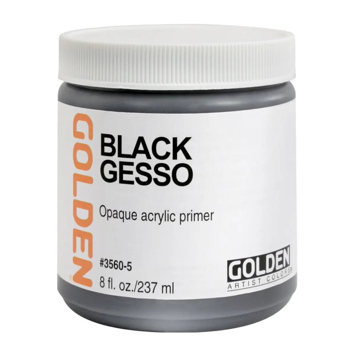 Golden 3560 Black Gesso 237ml