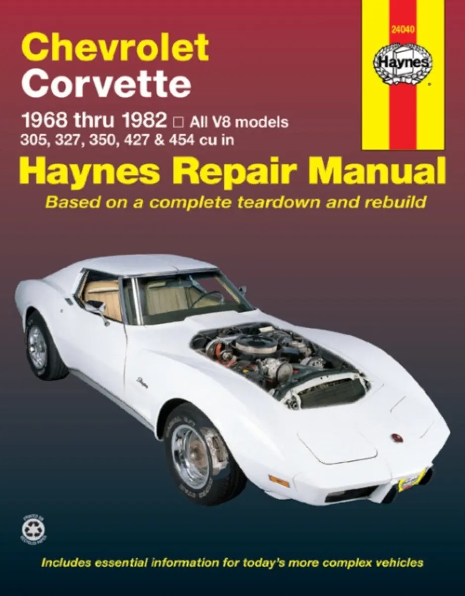 Chevrolet Corvette (1968-1982) Haynes Repair Manual (USA) - Haynes Publishing