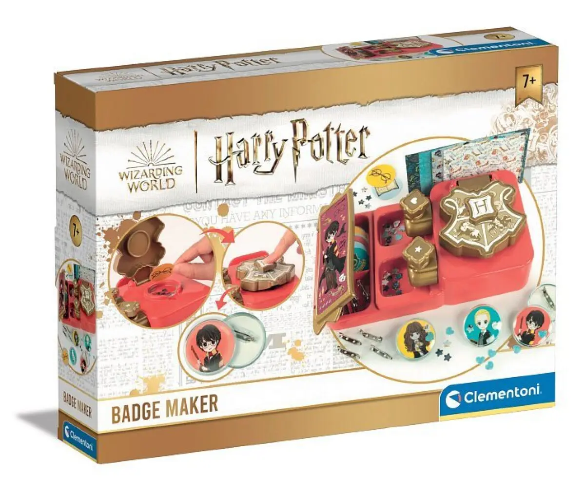 CLEMENTONI Harry Potter - Výroba odznáčků