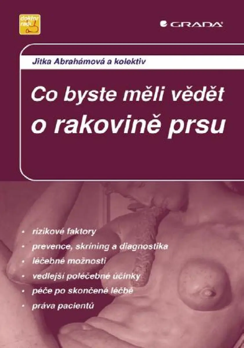 Co byste měli vědět o rakovině prsu - Jitka Abrahámová