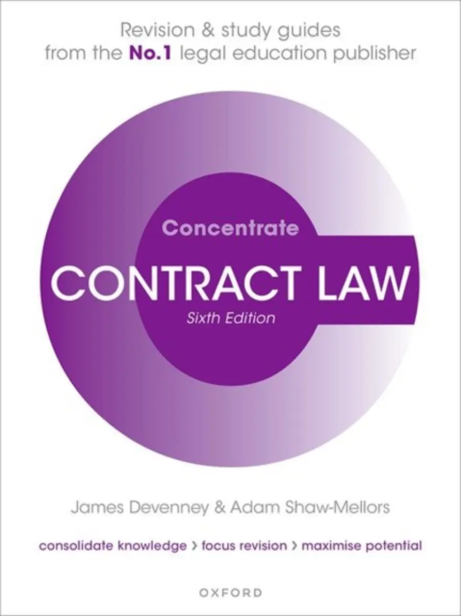Contract Law Concentrate - James Devenney, Adam Shaw-Mellors