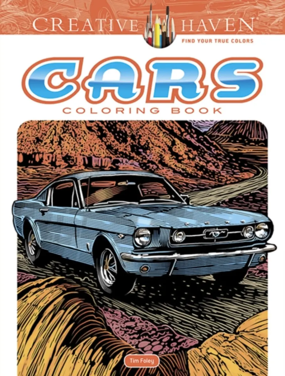 Creative Haven Cars Coloring Book - Tim Foley