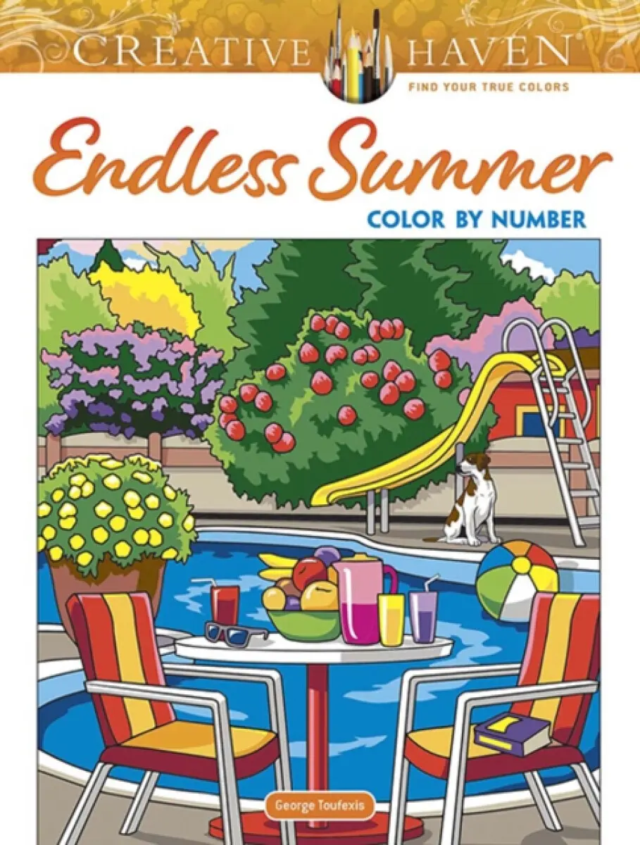 Creative Haven Endless Summer Color by Number - George Toufexis