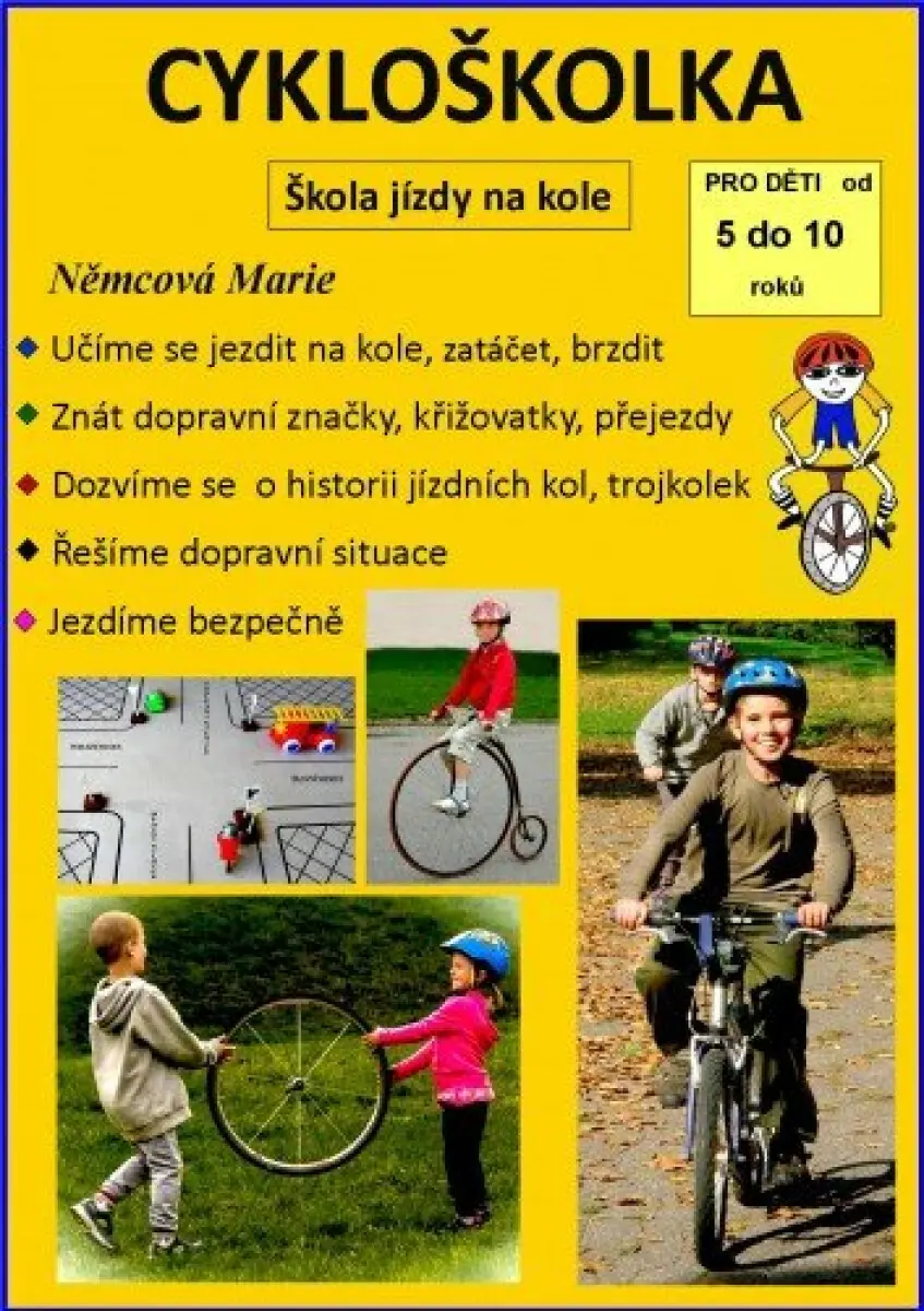 Cykloškolka aneb Škola jízdy na kole - Marie Němcová