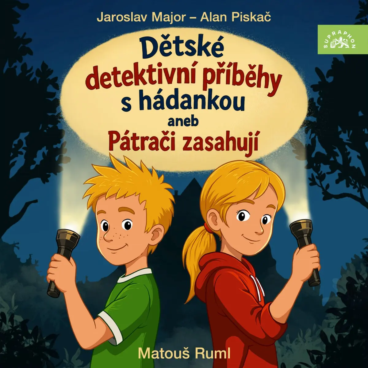 Dětské detektivní příběhy s hádankou aneb Pátrači zasahují - Alan Piskač, Jaroslav Major - audiokniha