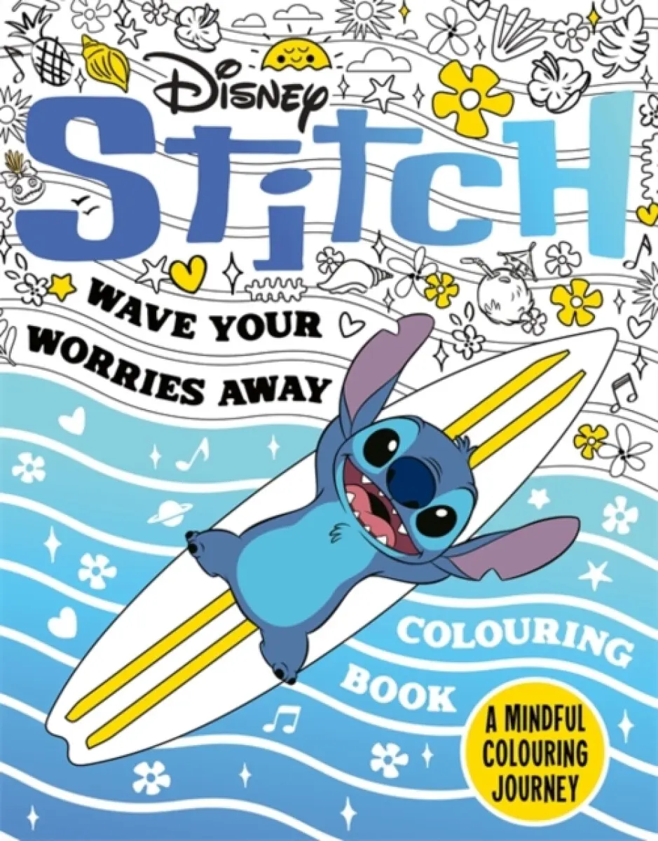 Disney Stitch - Wave Your Worries Away Colouring Book - The Walt Disney Company Ltd