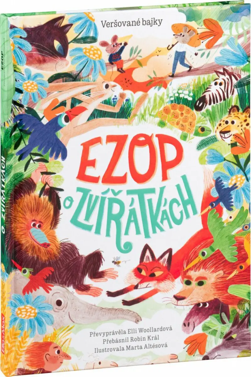 Ezop o zvířátkách (Veršované bajky) - Elli Woollard, Marta Altés (ilustrátor)