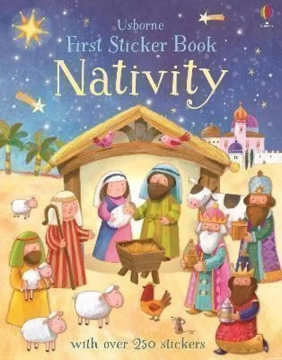 First Sticker Book Nativity - Felicity Brooks,First Sticker Book Nativity - Felicity Brooks - kniha z kategorie Beletria