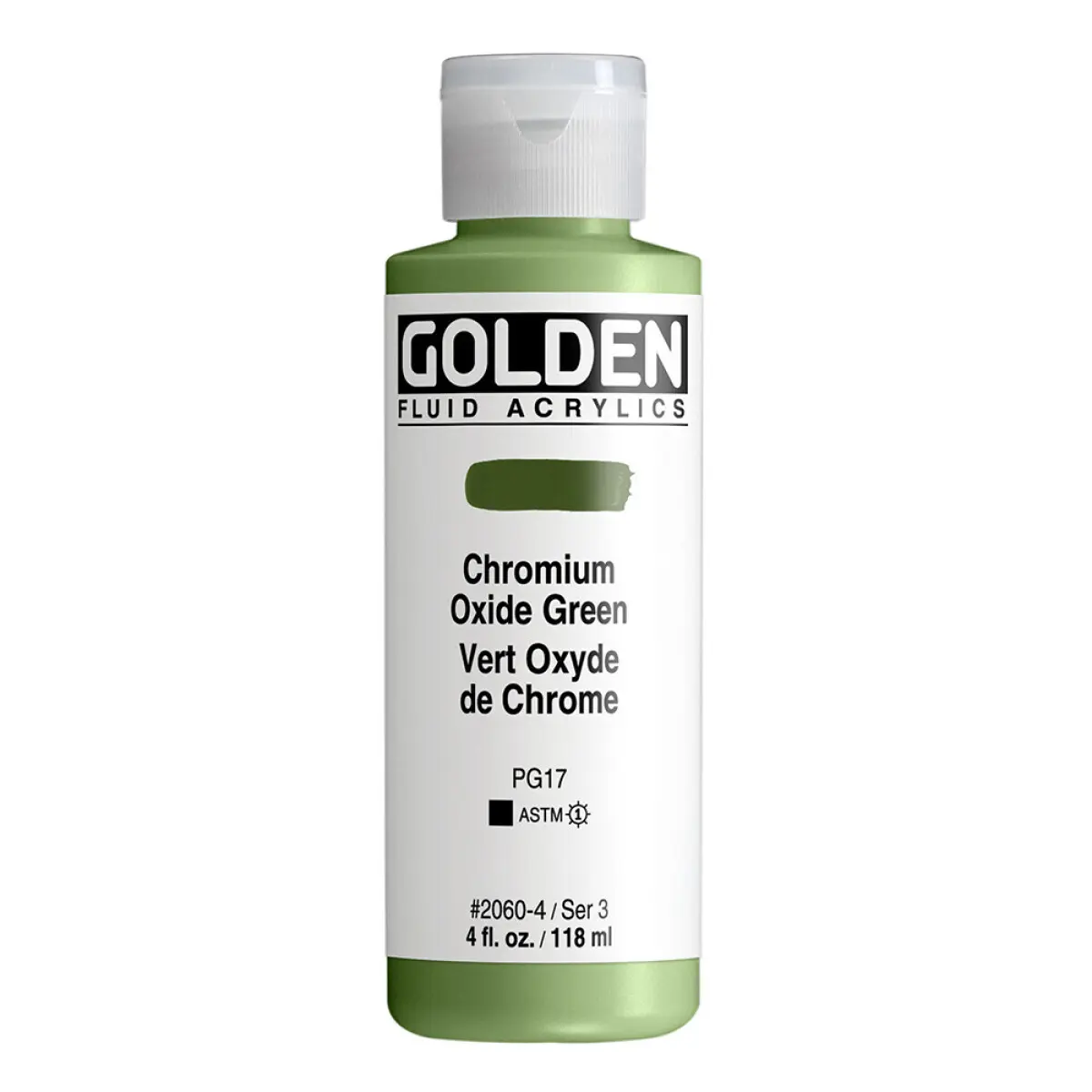 Akryl Golden Fluid 118ml – 2060 Chromium Oxide Green