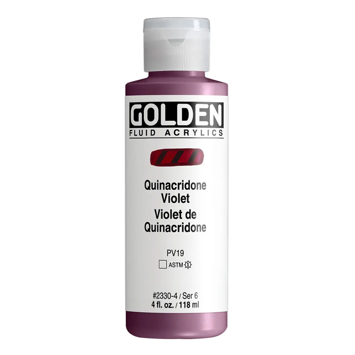 Akryl Golden Fluid 118ml – 2330 Quinacridone Violet