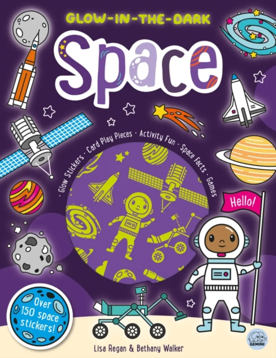 Glow-in-the-Dark Space Sticker Activity - Regan Lisa