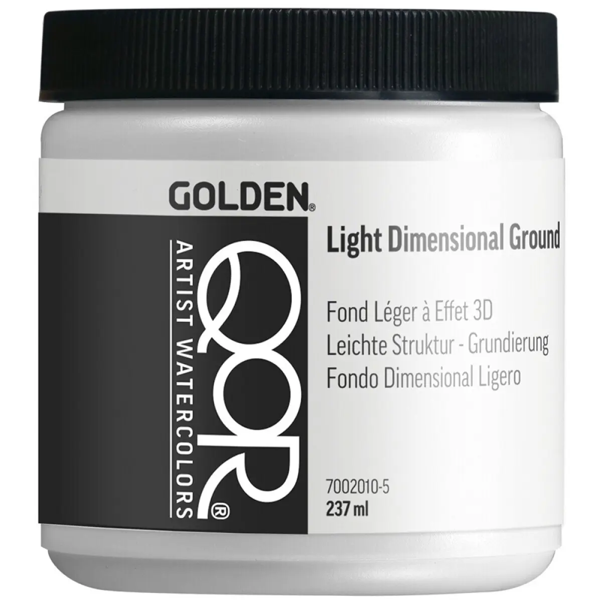 Golden QoR Light Dimensional Ground, 237 ml - lehká texturní pasta