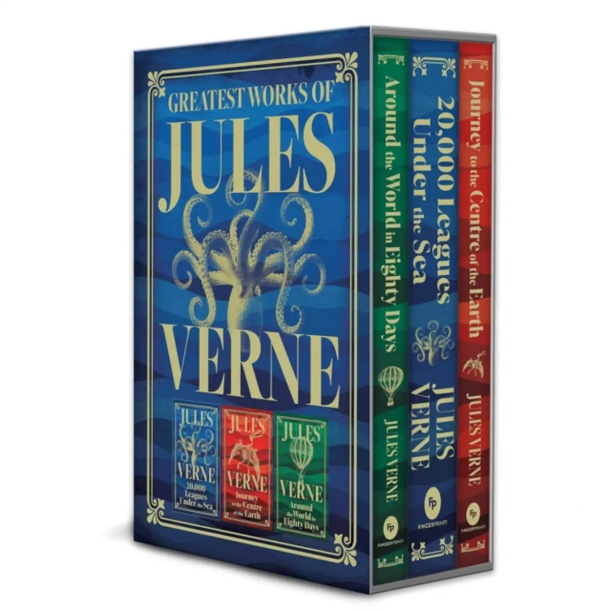Greatest Works of Jules Verne: 20,000 Leagues Under the Sea, Journey to the Centre of the Earth, Aro - Jules Verne