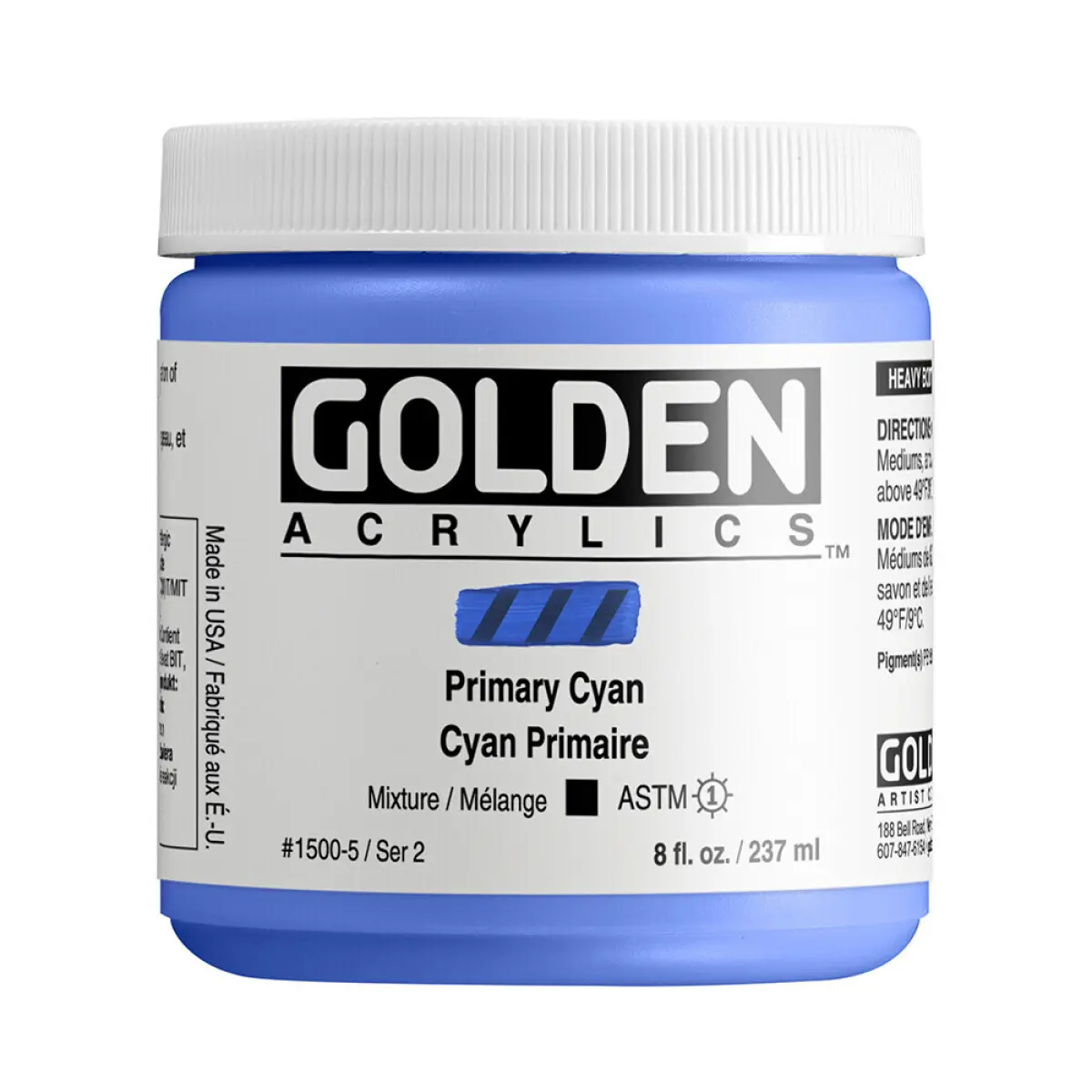 Akryl Golden HB 237ml – 1500 Primary Cyan