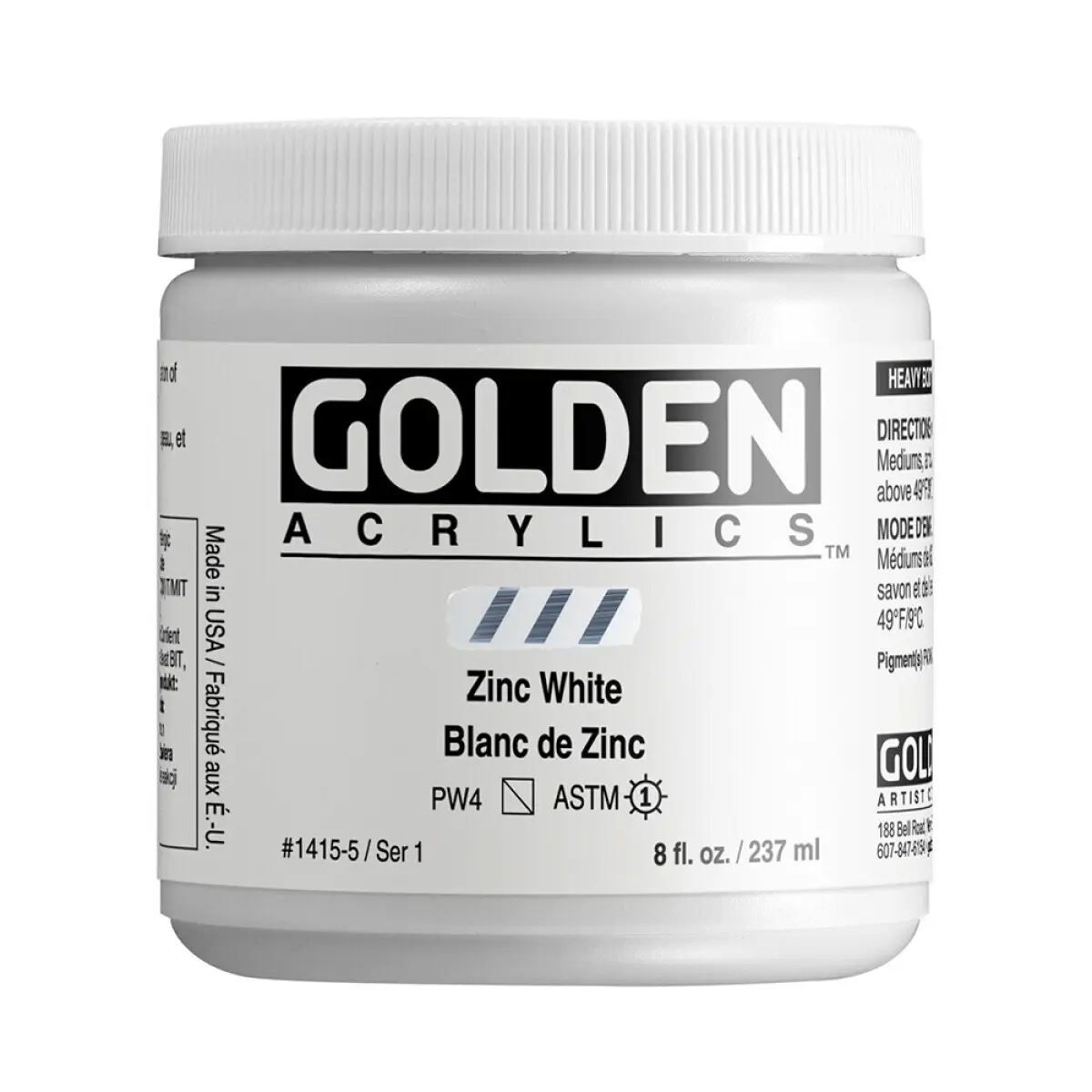 HB ZINC WHITE 237 ML 415