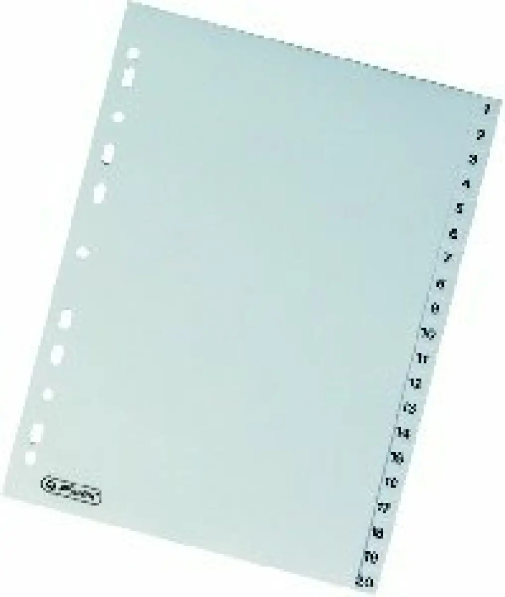 Herlitz - Rozřaďovač A4, číselný, 1-20