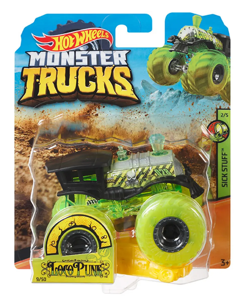 Hot Wheels MONSTER TRUCKS kaskadérské kousky asst - Hot Wheels (FYJ44)