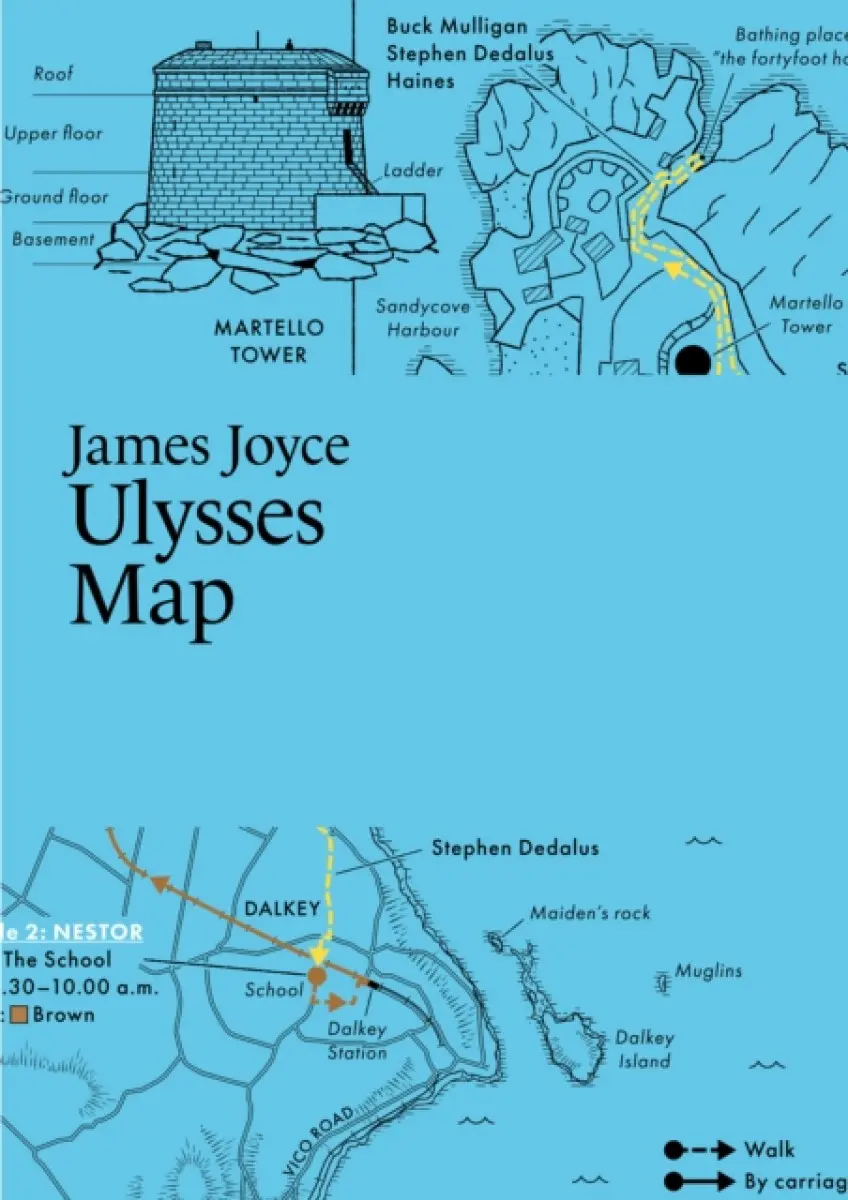 James Joyce, Ulysses Map - James Joyce
