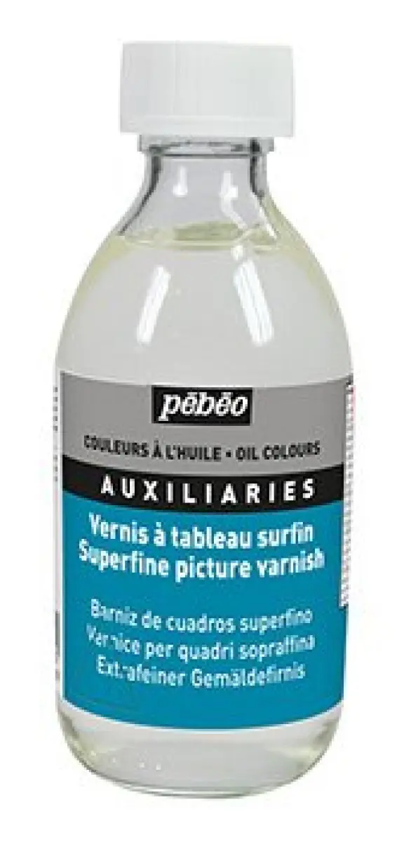 Jemný lesklý malířský lak pro olejové barvy 245 ml