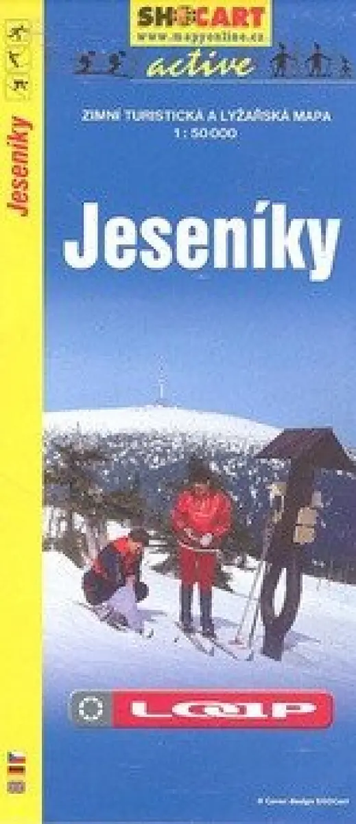 Jeseníky lyžařská mapa 1:50 000