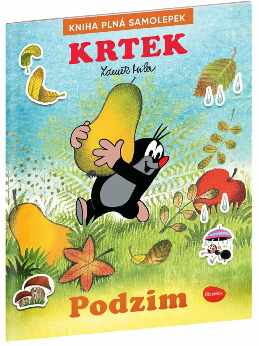 KRTEK a PODZIM - kniha samolepek