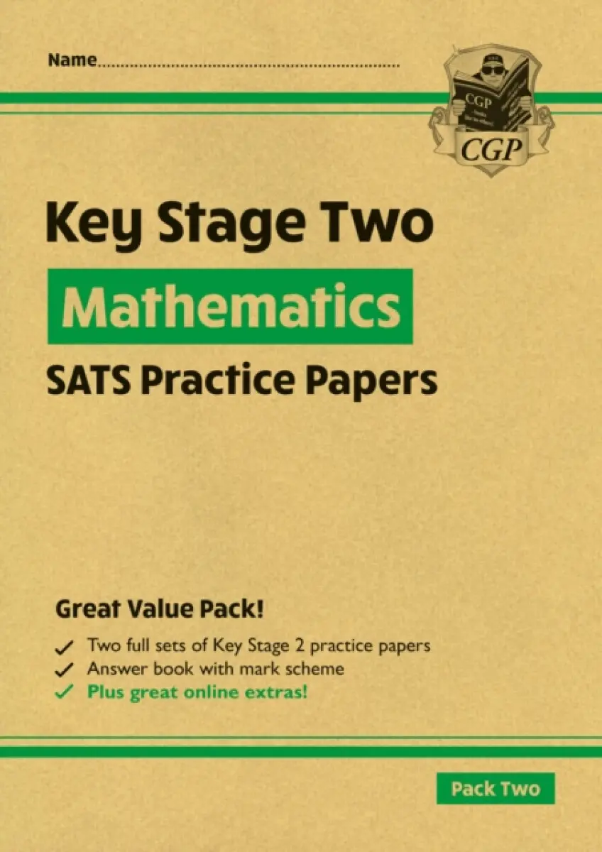 KS2 Maths Year 6 SATS Practice Papers: Pack 2 - for the 2027 tests (with free Online Extras) - CGP Books