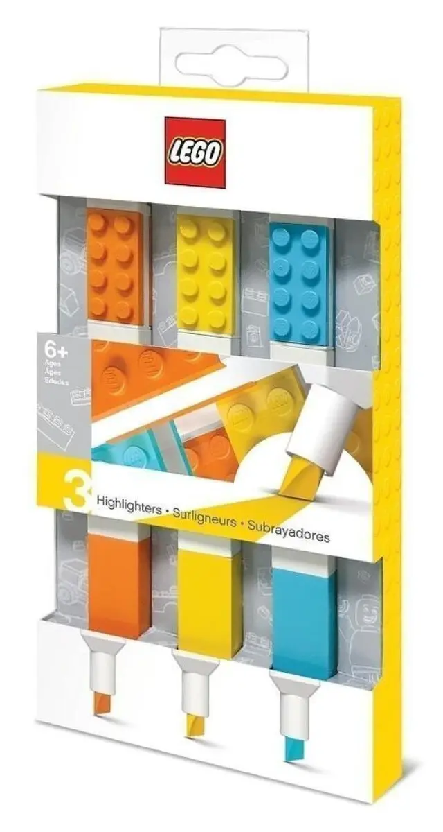 LEGO® Zvýrazňovače mix barev 3 ks