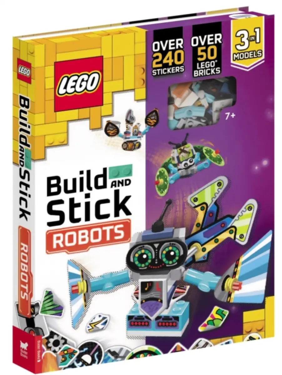 LEGO® Books: Build and Stick: Robots - Buster Books, LEGO®